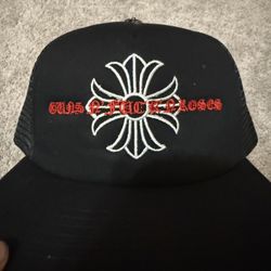 Chrome Hearts Guns N’ Roses Trucker Hat • Black • Embroidered • New