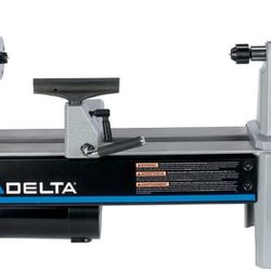 NEW - Delta Industrial 46-460 12-1/2-inch Variable-Speed MIDI Lathe, Gray - Retail $892