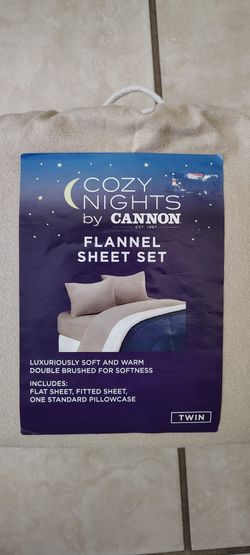 Beige Flannel Sheet Set