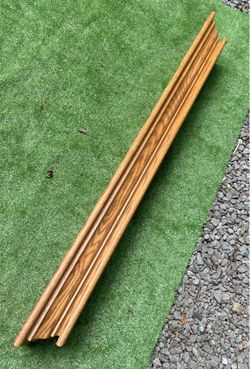 Custom made oak Fireplace Mantle/Floating Wall Shelf, 5 Feet Long x 8 Inches Deep