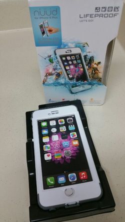 6 Plus Lifeproof Nuud Case White