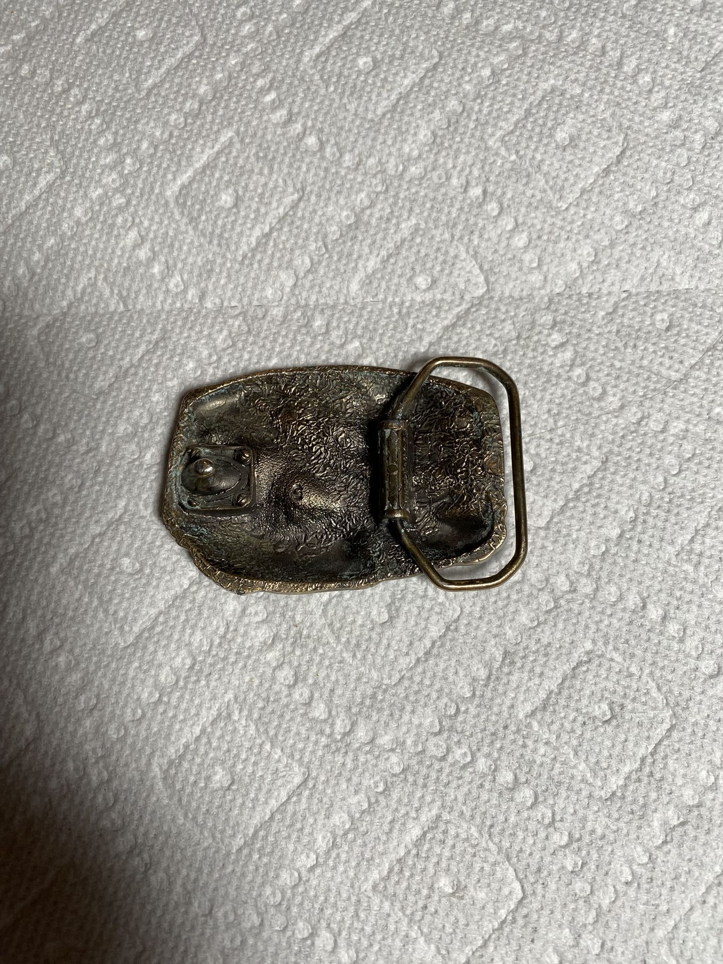 Bass Anglers Sportsman Society Brass Belt Buckle