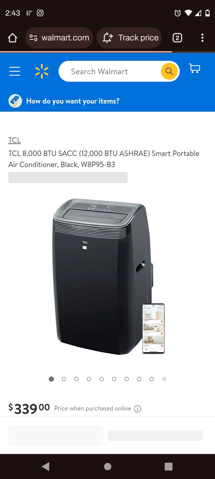 TCL Portable Air conditioner 