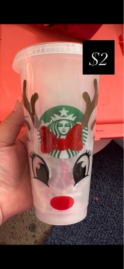 Plastic Starbucks cup