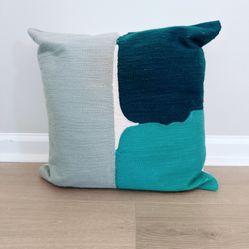 West Elm Abstract Art Decorative Pillow 