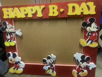 Mickey Photo Frame Use One Like New