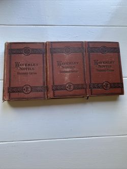 THREE WAVERLEY NOVELS HOUSEHOLD EDITION 1890'S (Undated) Scott