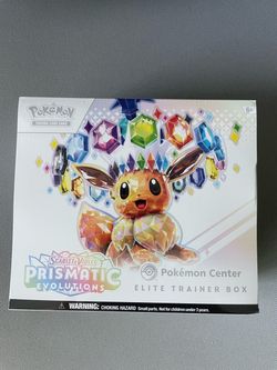 Prismatic Evolutions Pokémon center ETB