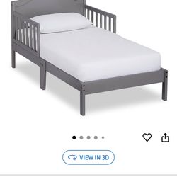 Gray Sydney Toddler bed brand new never opened