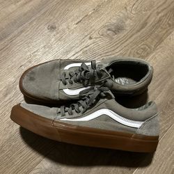 Vans Old Skool (Olive/Gum) - Size 9.5