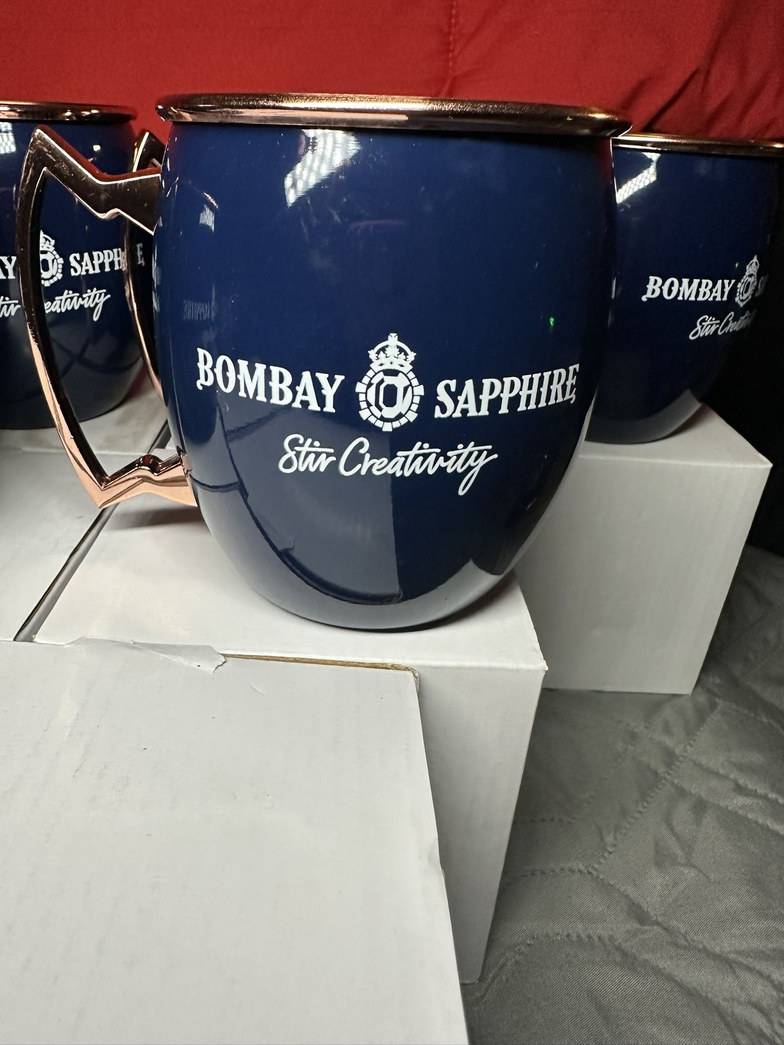 10 Bombay Sapphire Moscow Mule Mugs
