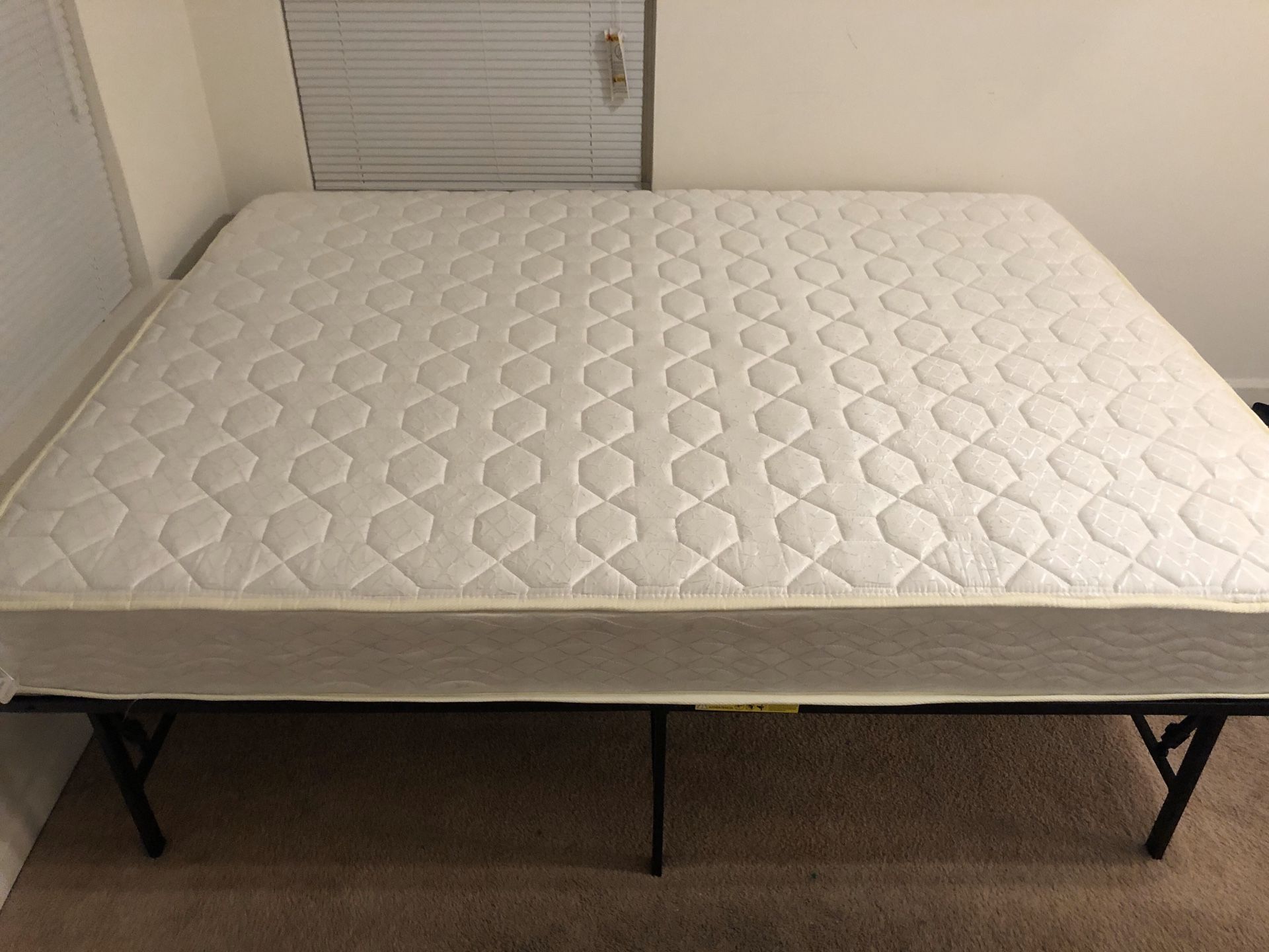 Queen and twin mattress & frames