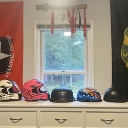 Multiple helmets for sale!