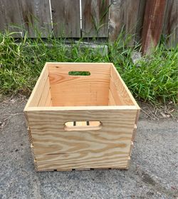wooden storage boxes 3 pk