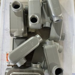 LOT** Conduit 1 1/4” - 1 1/2” Body With Covers