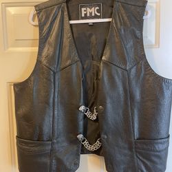 Men Leather Vest
