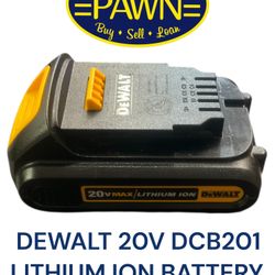 Dewalt DCB201 20V Lithium Ion Battery 