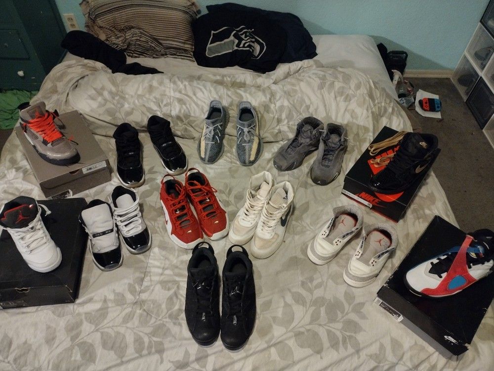 Jordan & Nike Shoe Lot 7y, 9.5/10.5