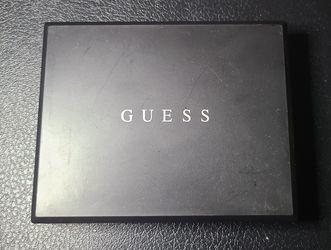 Brown Guess Leather RFID Protection Bifold Wallet