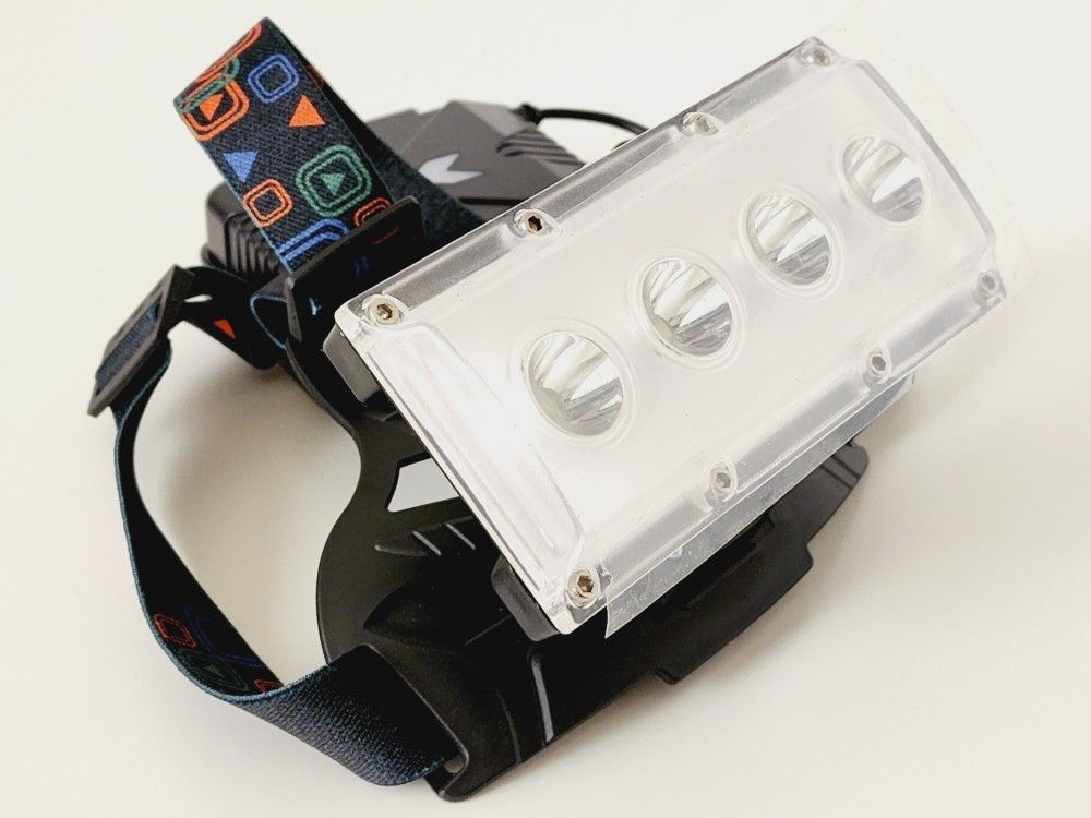 Modes Wide angle Headlamp 4*XML-T6 Headlamp USB Charging Headlight Torch Flashlight Head lamp use 3*18650 battery