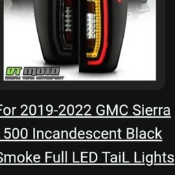 Smoked Tail Lights For GMC Sierra 1500 
