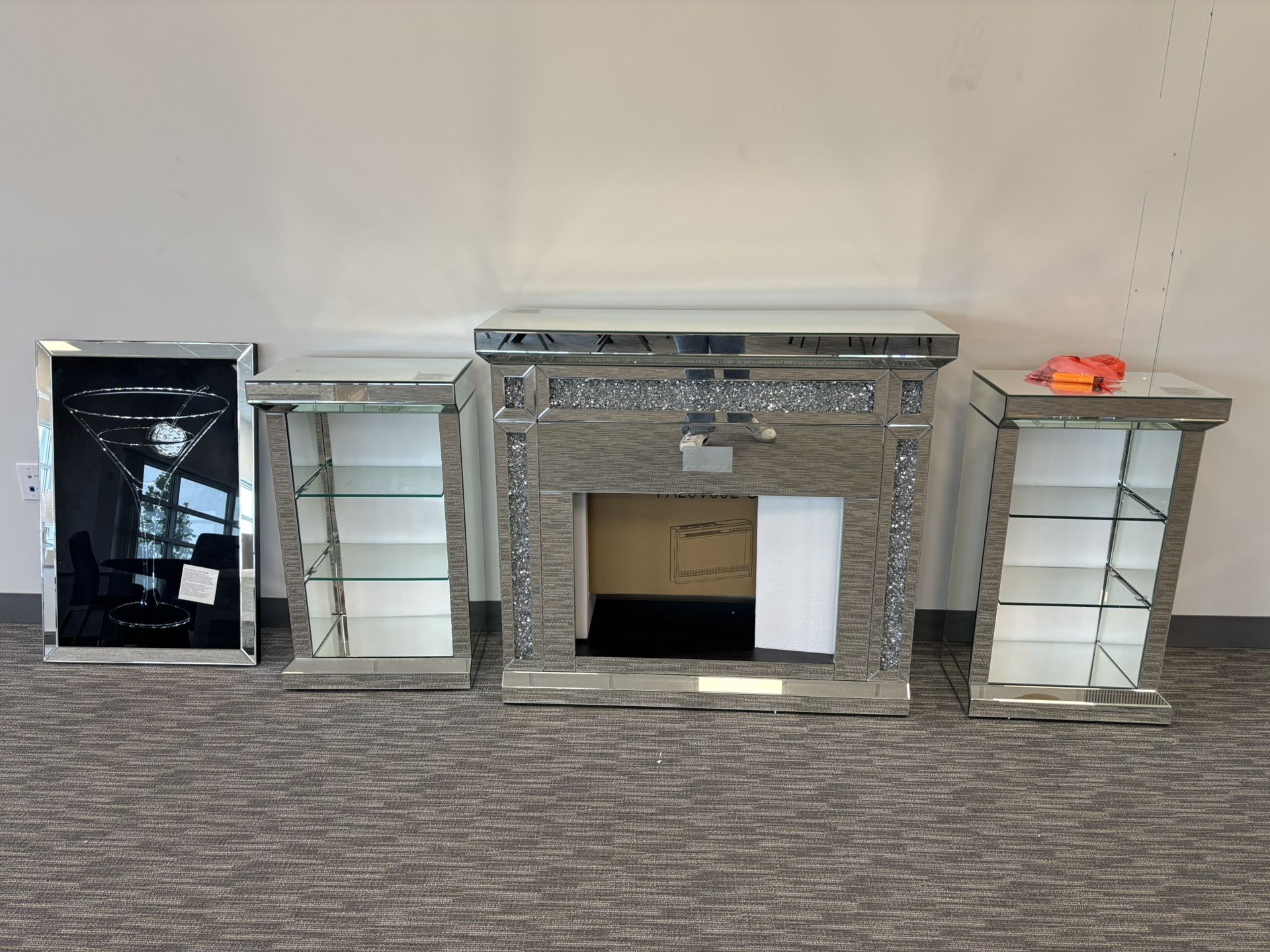 Fireplace And Art Work Bundle