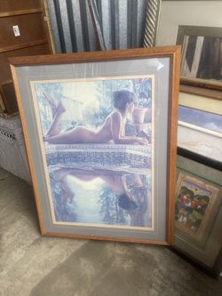 Large Vintage Wall Picture 
