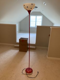 Beautiful pink tall light.