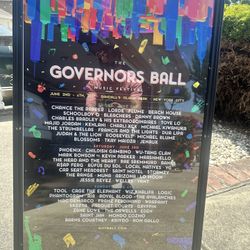 Governor's Ball Festival Posters 2015-2017