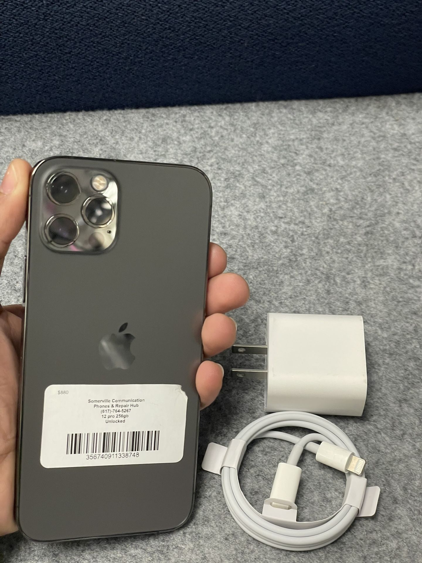 Factory Unlocked Apple iPhone 12 pro 256gb sold with warranty $800