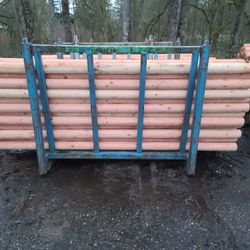 4" Wood Fence Posts - NOT TREATED