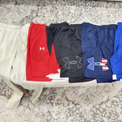 Under Armour jogger and shorts/Nike shorts, adult medium