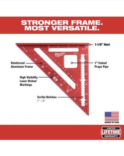 Milwaukee 7 In. Rafter Square