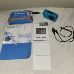 Polaroid IS048 Waterproof Instant Sharing 16 MP Digital Portable Handheld Camera