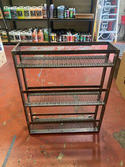 Mobile detail chemical rack unpainted $400 (financing available)
