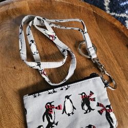 Vera Bradley Lanyard I.d. Zip Pouch