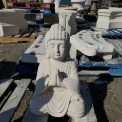 Concrete Buddha Statue / Cement Backyard Patio Garden Buddhas