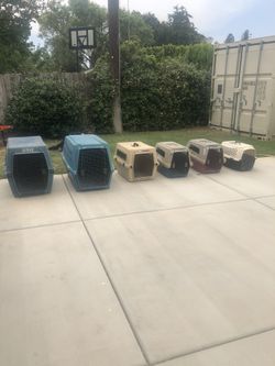 Dog crates 3 Furrari 2 Vari Kennel and 1 Petmate Kennel Cab. for Sale in Madera CA OfferUp