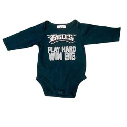 NFL Philadelphia Eagles One Piece Bodysuit Shirt Baby Size 3-6 Month Long Sleeve