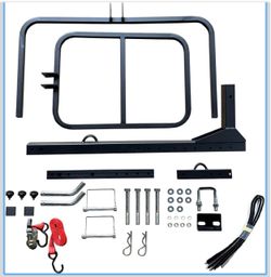 Hitch Mount Kayak Rack – Vertical Kayak Carrier for Up to 12’ Kayaks – 2” Hitch Receiver – 150 lbs Capacity