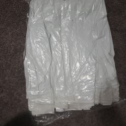 5 Long Sleeve White Dress Shirts Already Dry Cleaned