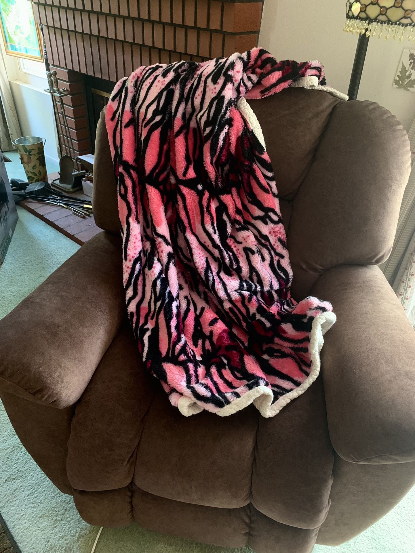 Fleece Throw Blanket 59” X 45”