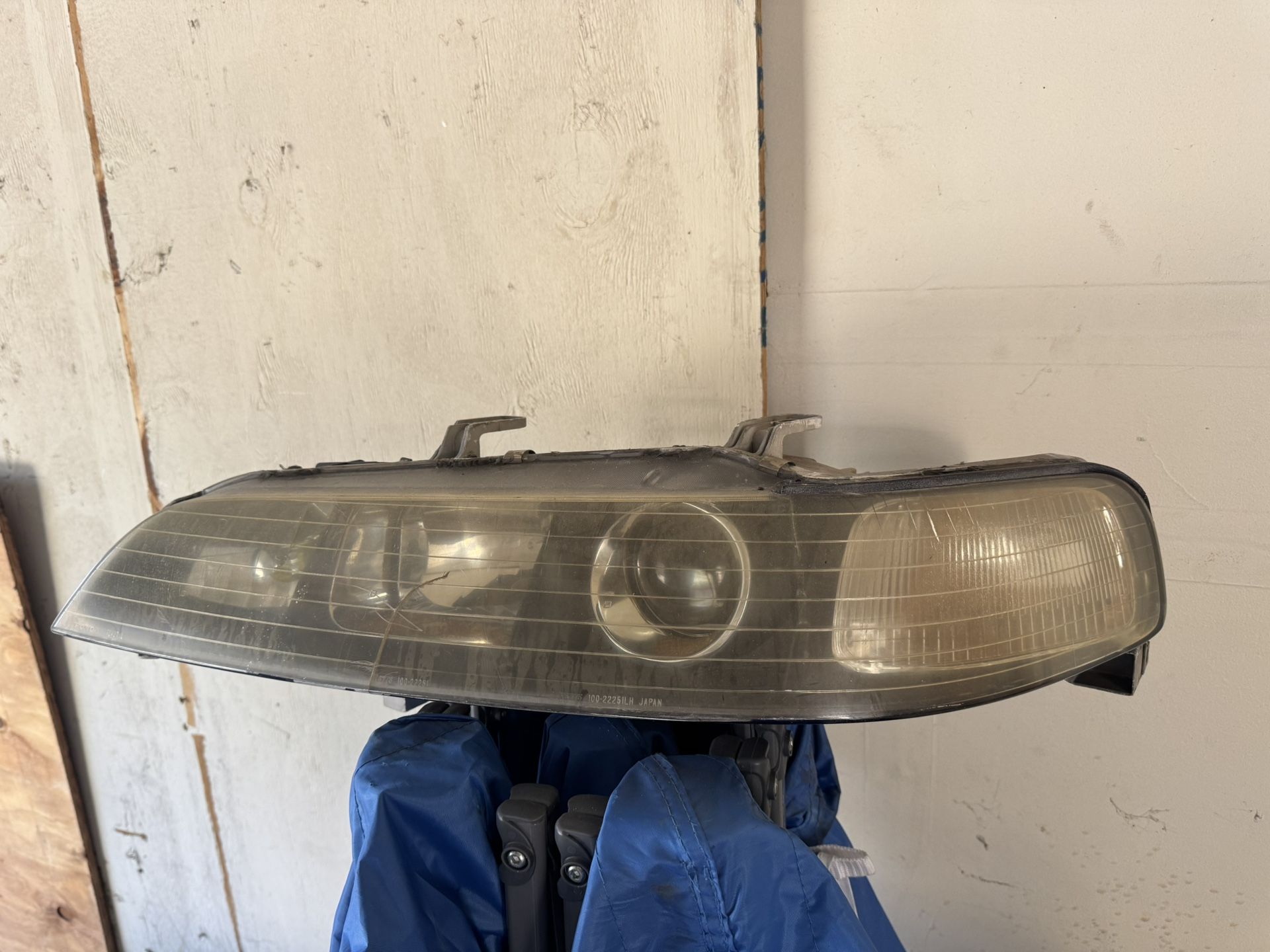 Integra Type R Headlights Black Housing