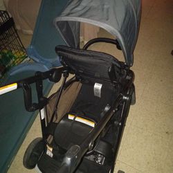 Graco Double Stroller With Car Seat Attachment 