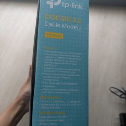 Tp Link Cable Modem With Charger And Ethernet 