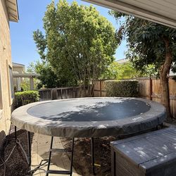 Large used trampoline