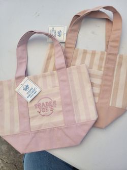 Striped Trader Joe's Mini Tote