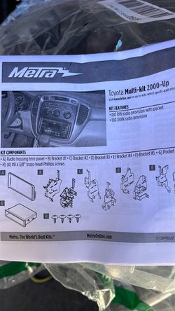 Metra Toyota Multi-Kit 2000-Up Dash Kit