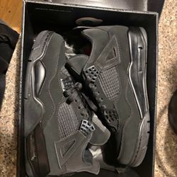 Black Cats Jordan 4s