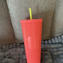 Bright Pink Starbucks Cup